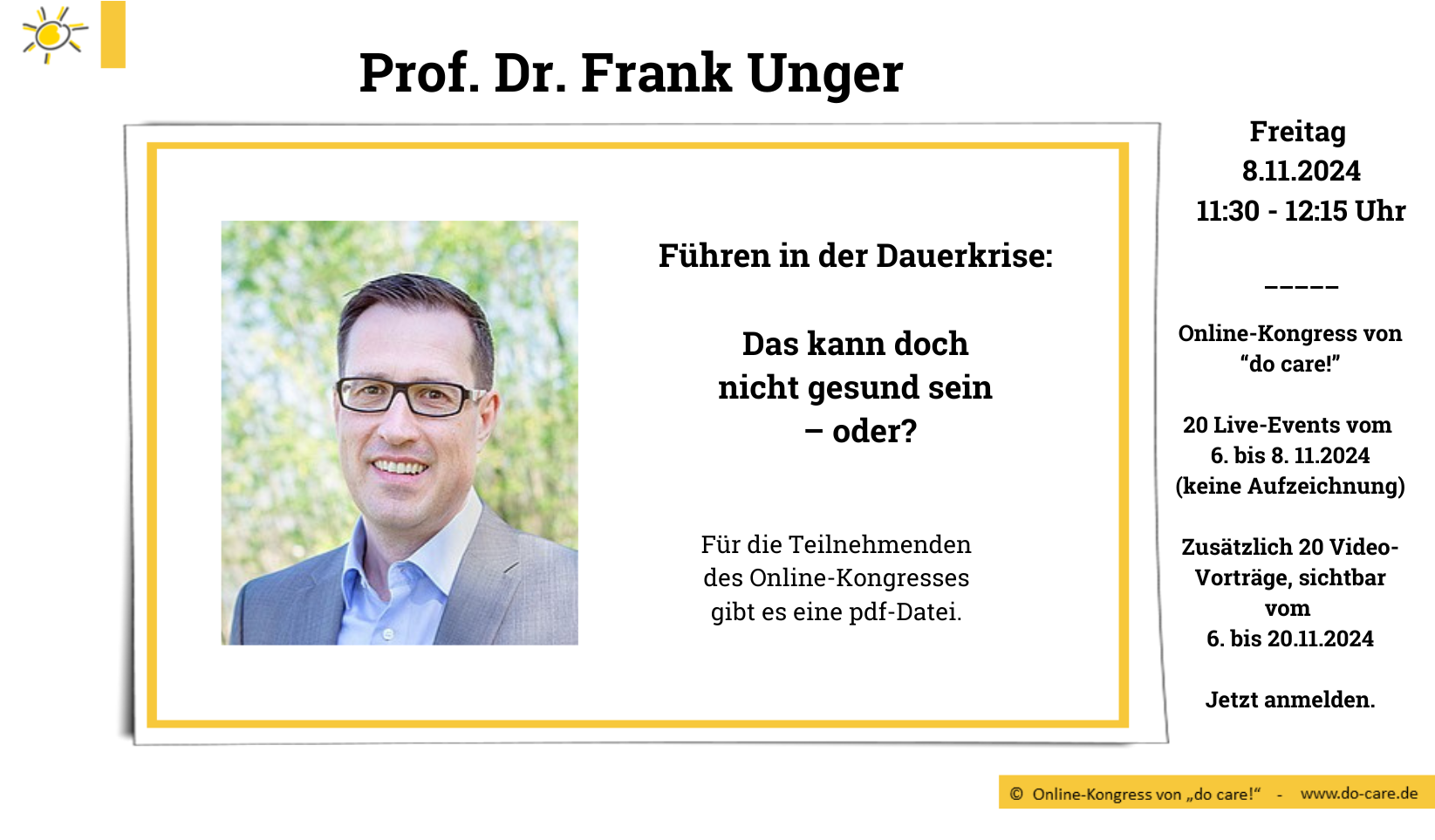 Expert Marketplace - Prof. Dr. Frank Unger - Einblendungen 7
